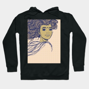 Female Portrait Hoodie